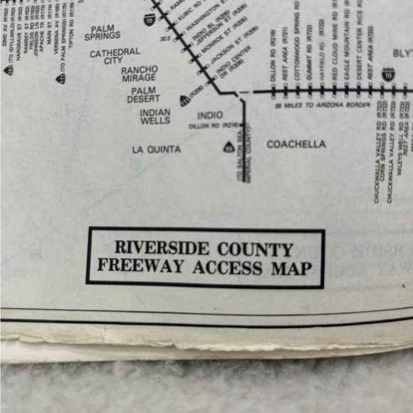 Thomas Guide 1990 San Bernardino Riverside Counties street directory book Cali - Picture 11 of 12